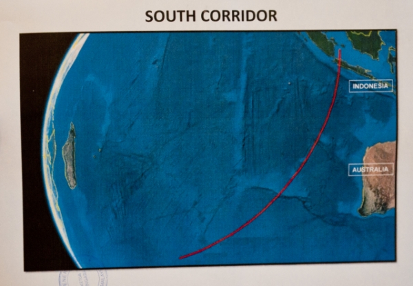 馬來官方公布失聯航班飛行范圍 26國參與搜尋3