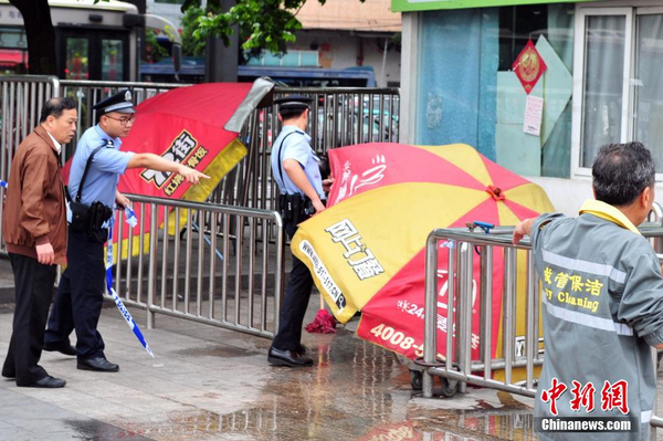 廣州火車站發生持刀砍人事件-6名群眾受傷4