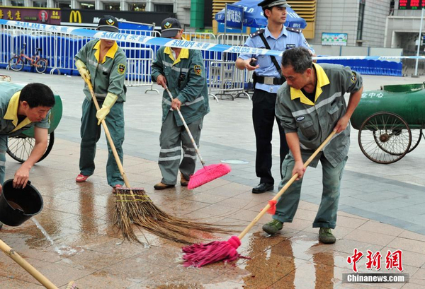 廣州火車站發生持刀砍人事件-6名群眾受傷6