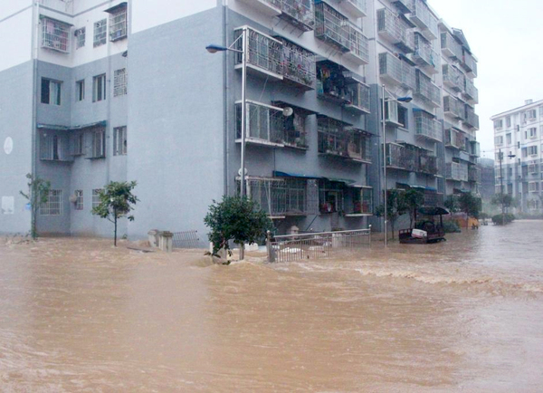 貴州多地持續強降雨-商鋪民房被淹-7