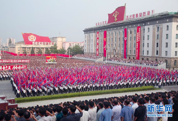 朝鮮近10萬(wàn)民眾集會(huì)紀(jì)念“反美斗爭(zhēng)日”5