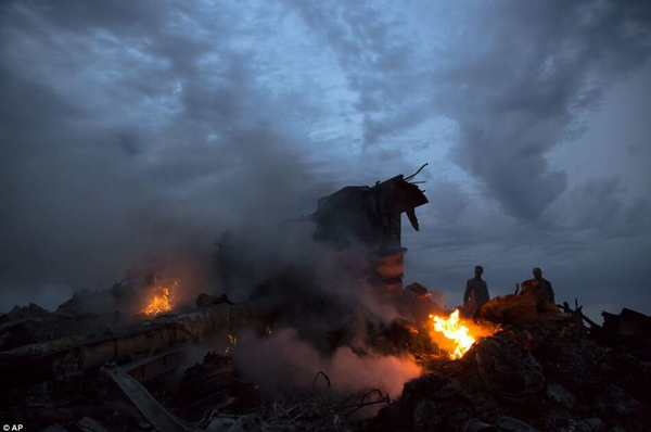 直擊馬航MH17客機墜毀現場8