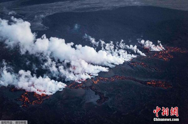 冰島火山噴發(fā)