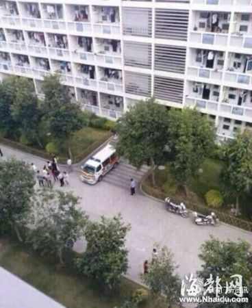 男生墜亡現場