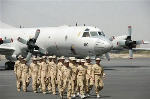 資料圖：在吉布提駐扎的日本海上自衛隊P-3C巡邏機