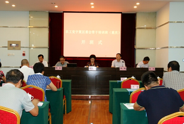 農工黨寧夏區(qū)委會在渝舉辦骨干黨員培訓班