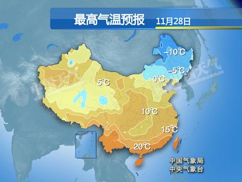 中東部地區逐漸回溫 華北黃淮霧霾再起