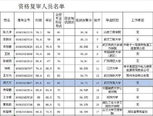 公務員資格復審有人畢業于