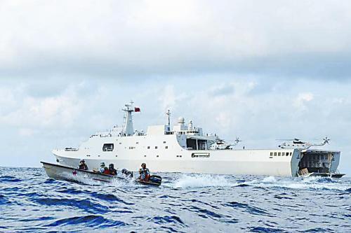 南海仲裁案發布當日 臺艦將停太平島執行運補任務