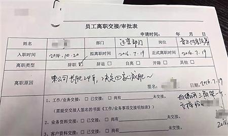 女子寫下最苦惱離職理由：長胖24斤 要回家減肥