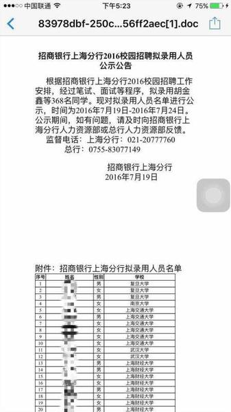 招商銀行批量勸退上百名畢業生 三方協議成廢紙