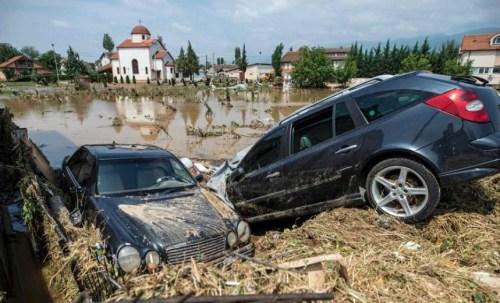 馬其頓首都遭暴風雨襲擊引發(fā)洪災 至少21人死亡