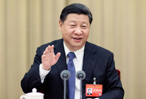 2015年12月18日至21日，中央經(jīng)濟(jì)工作會議在北京舉行。中共中央總書記、國家主席、中央軍委主席習(xí)近平發(fā)表重要講話。 新華社記者蘭紅光攝