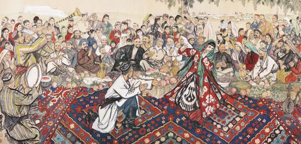 豐樂圖 黃胄