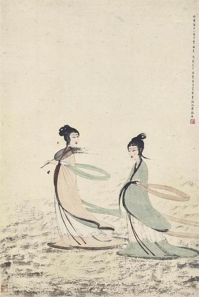 1945年《二湘圖》，2015年香港蘇富比3548萬元