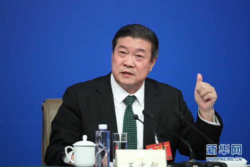 圖為全國政協常委，中國民間商會副會長，億利資源集團有限公司董事長王文彪。新華網中國政府網 孫韜 攝