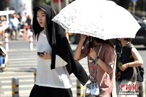 北京高溫黃色預警信號持續今日最高38℃