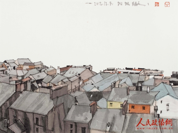 29-異域行—愛爾蘭6  34×45cm 2013 水墨