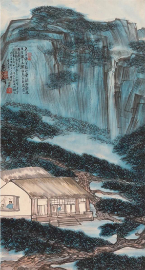 Lot358 林風眠（1900～1991） 松云山居圖 起拍價RMB-350萬 成交價RMB- 437萬元 