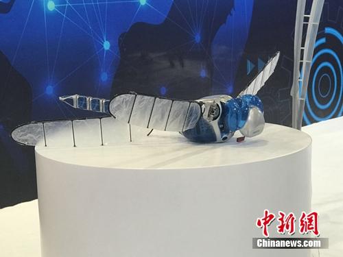 仿生蜻蜓機器人。<a target='_blank' href='http://www.chinanews.com/' >中新網</a> 吳濤 攝