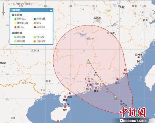 “瑪娃”加強為熱帶風暴級將于3日白天登陸廣東