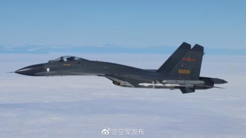 圖片來源：中國空軍官方微博。 