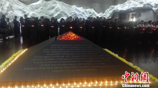 12月13日，沈陽“九一八”歷史博物館在國(guó)家公祭日舉行悼念儀式。　朱明宇 攝