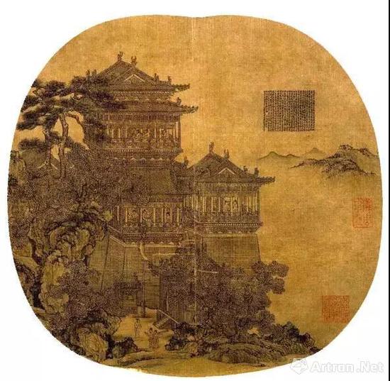 元夏永《岳陽(yáng)樓圖》