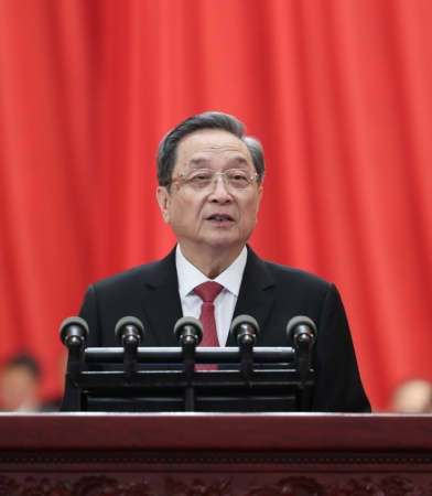 3月3日，中國(guó)人民政治協(xié)商會(huì)議第十三屆全國(guó)委員會(huì)第一次會(huì)議在北京人民大會(huì)堂開幕。這是十二屆全國(guó)政協(xié)主席俞正聲代表政協(xié)第十二屆全國(guó)委員會(huì)常務(wù)委員會(huì)，向大會(huì)報(bào)告過(guò)去五年的工作。
