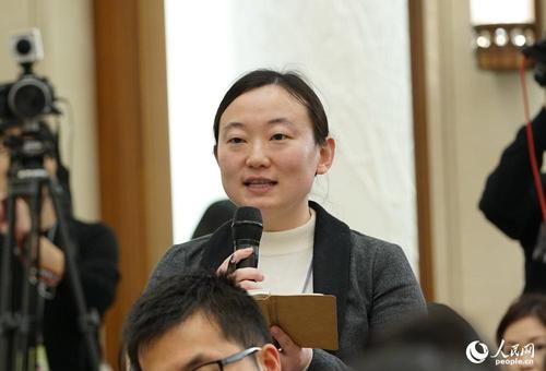 中國(guó)國(guó)際廣播電臺(tái)記者提問(wèn) 人民網(wǎng)記者 趙鐸 攝
