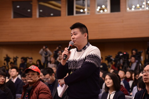 香港陽光早報記者提問
