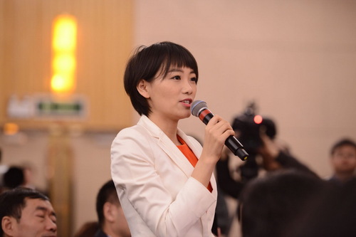 中央電視臺記者提問