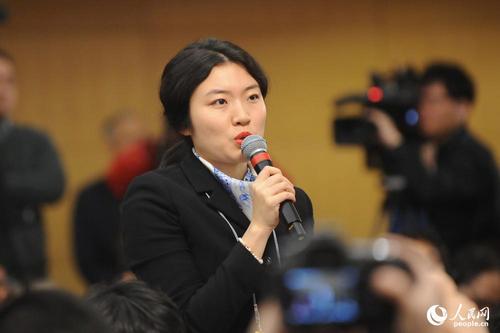 新華社記者提問 人民網記者 郝勇 攝