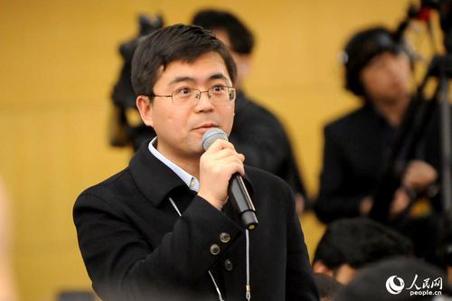 中國網記者提問 人民網記者 郝勇 攝