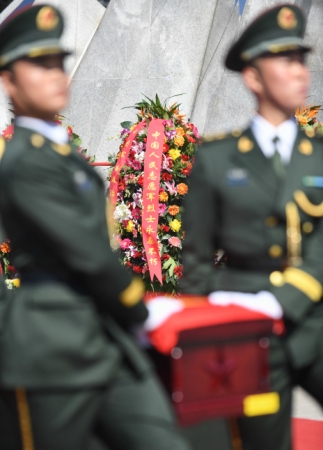 （4）第五批在韓中國人民志愿軍烈士遺骸在沈陽安葬