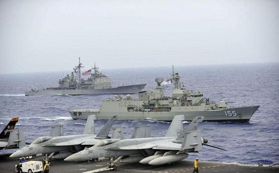 澳媒:為應(yīng)對(duì)中國(guó)崛起 美海軍將加入澳艦隊(duì)巡航