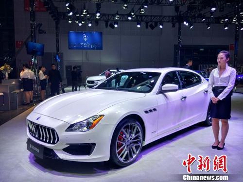 資料圖：上海車展上的汽車。<a target='_blank' href='http://www.chinanews.com/' >中新網</a>記者 李金磊 攝