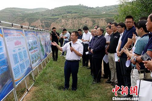 8月7日，歐美同學會(中國留學人員聯(lián)誼會)“海歸專家脫貧攻堅服務團”40余位專家深入甘肅省定西市渭源縣北寨鎮(zhèn)，詳細考察當?shù)胤鲐氻椖块_展情況。圖為服務團在北寨鎮(zhèn)鄭家川村鑫大地春公司東西部協(xié)作扶持蔬菜產(chǎn)業(yè)發(fā)展示范基地。<a target='_blank' href='http://www.chinanews.com/'>中新社</a>記者 付強 攝