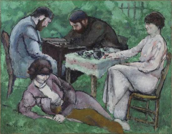 The Chess Game， 1910