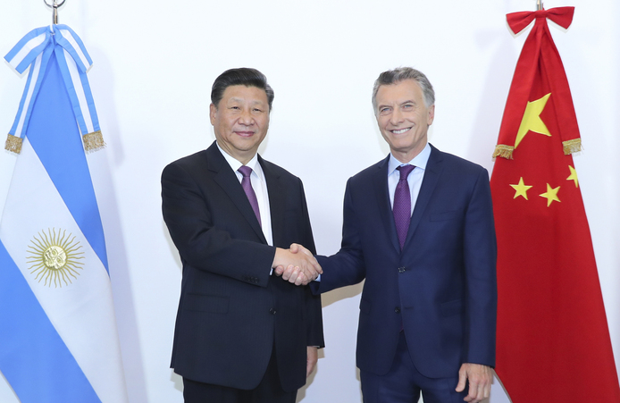 習(xí)近平同阿根廷總統(tǒng)馬克里舉行會(huì)談