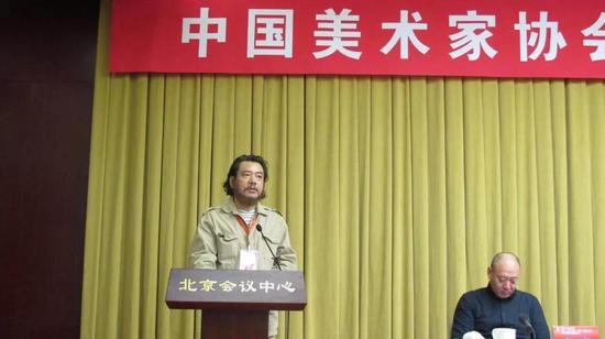 中國美協(xié)第三屆雕塑藝委會(huì)主任黎明致辭