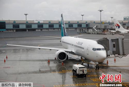 資料圖片：波音737 MAX 8。