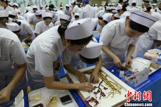圖為比賽的現場 林浩 攝