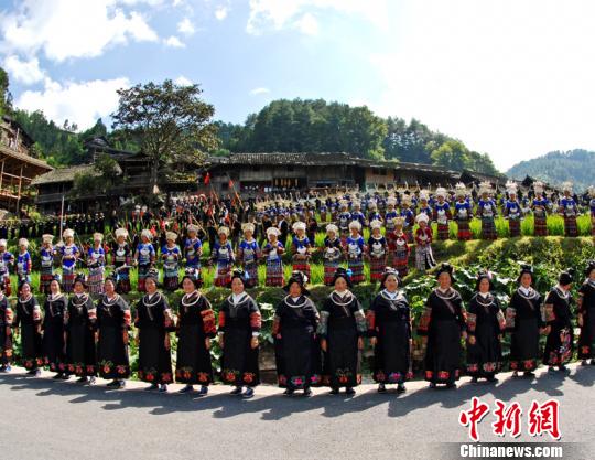 郎德苗寨。雷山縣委宣傳部供圖