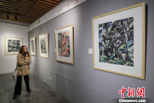 圖為展覽活動現(xiàn)場。　瞿宏倫 攝