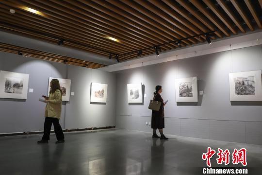 圖為展覽活動現(xiàn)場。　瞿宏倫 攝