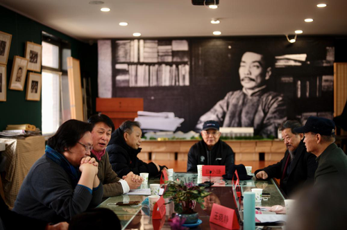 石影墨香憶華年——大運河書法及石刻藝術展座談會在魯迅書店舉行