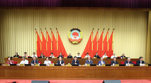 全國政協十四屆常委會第八次會議開幕 王滬(5019053)-20240724092532