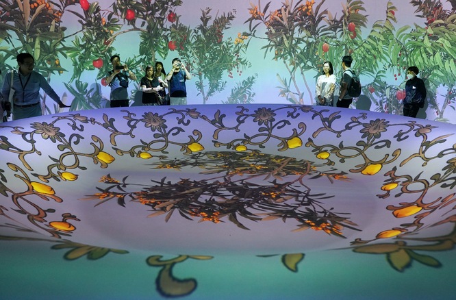 香港故宮文博館推出“‘紋’以載道”沉浸式體驗展